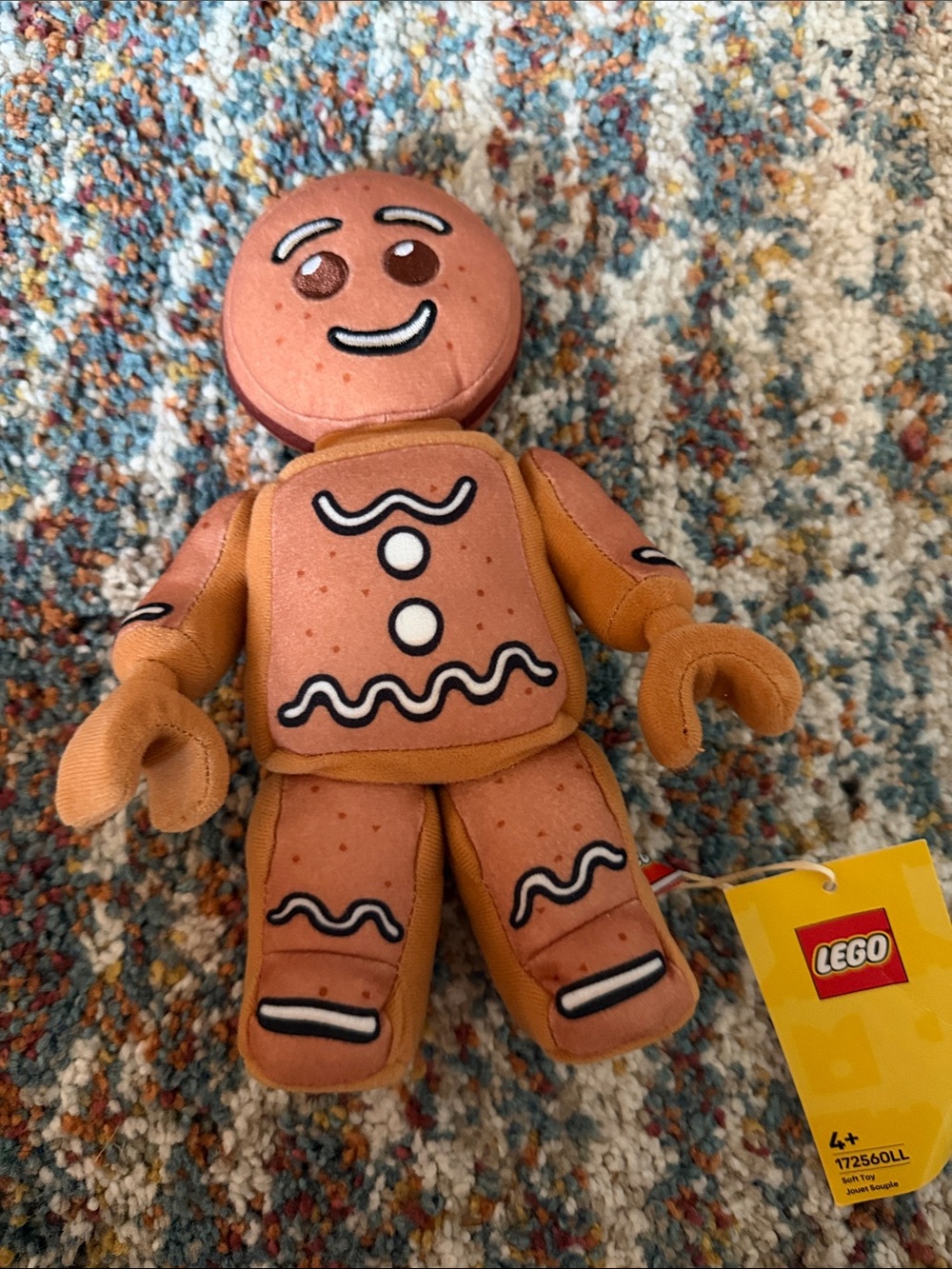 LEGO Brown Gingerbread Plush Minifigure